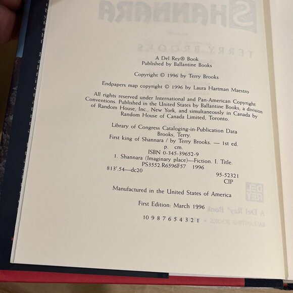 First King of Shannara by Terry Brooks (1996, Hardcover, 1st) Prelude - Picture 7 of 7